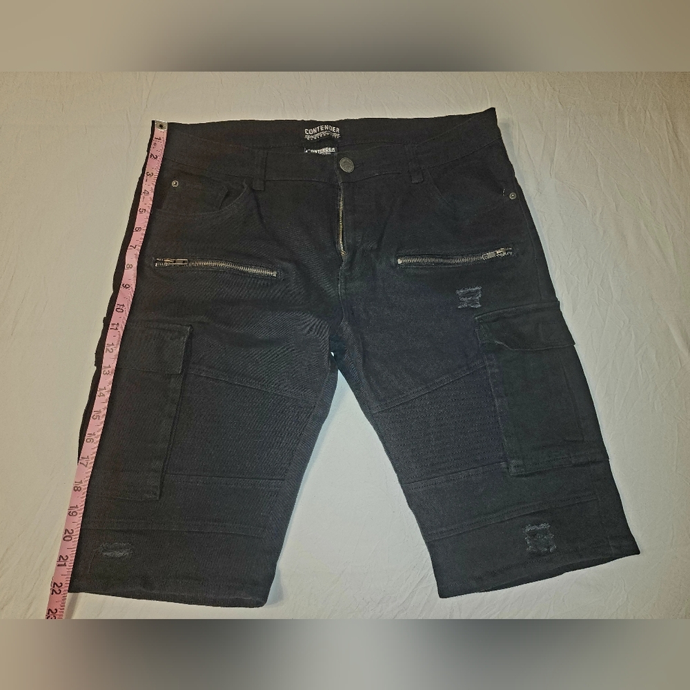 Contender Men's Jean Shorts Size 36 Black